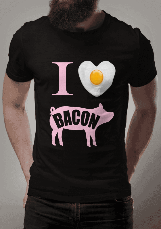 Nome do produto  I Love Bacon