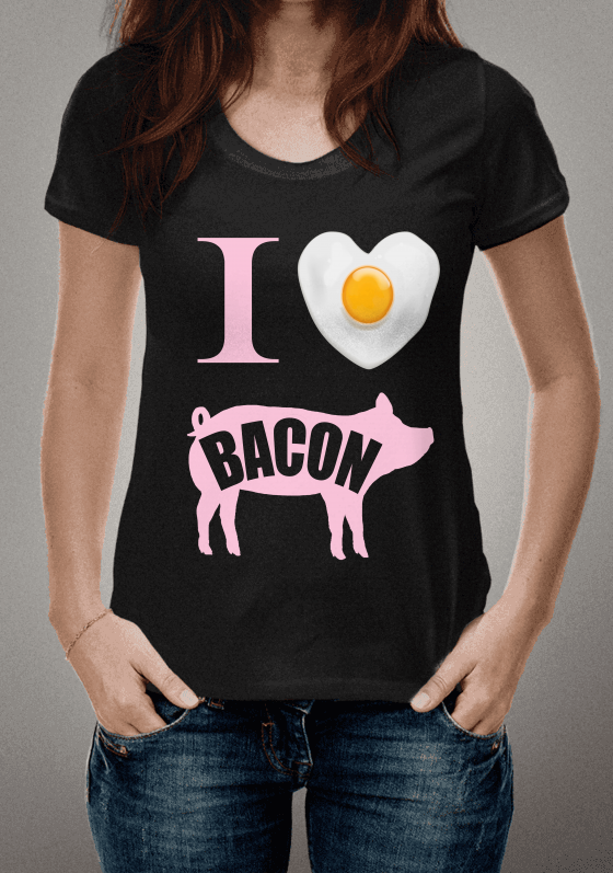 Nome do produto  I Love Bacon