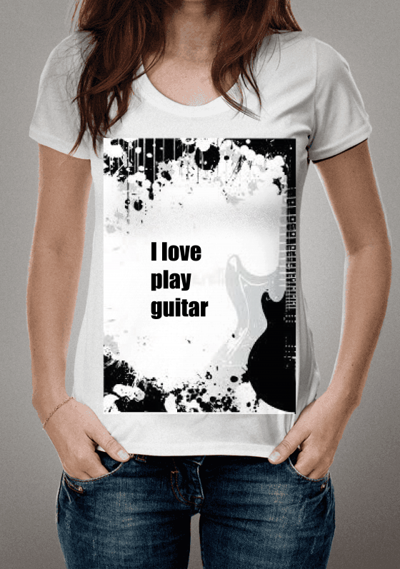 Nome do produto  i love play guitar