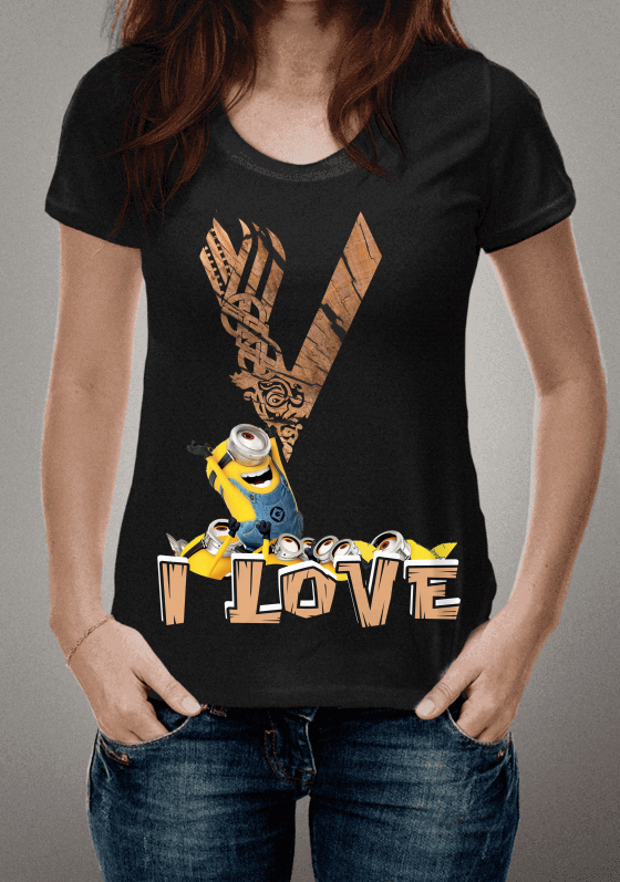 Nome do produto  I love Vikings