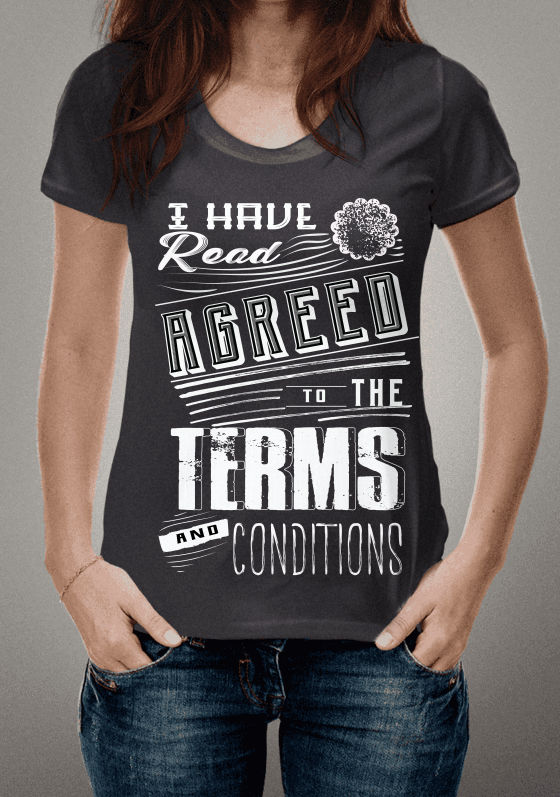 Nome do produto  I read and agreed