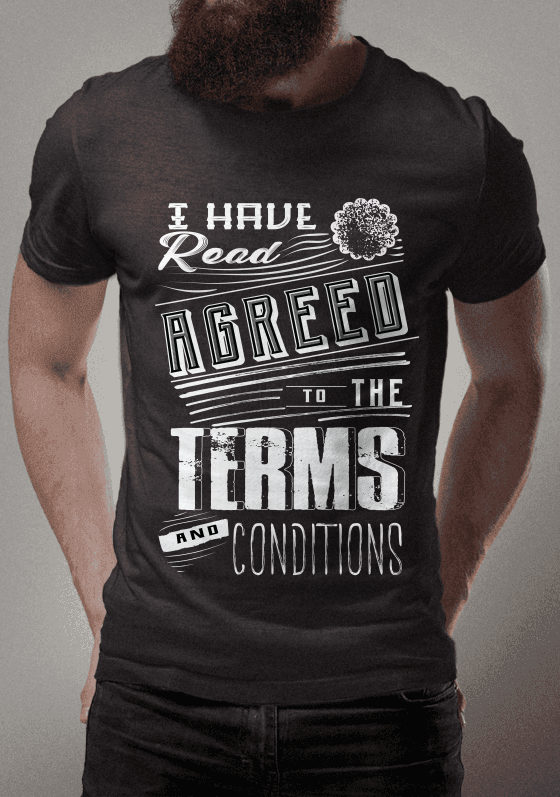 Nome do produto  I read and agreed