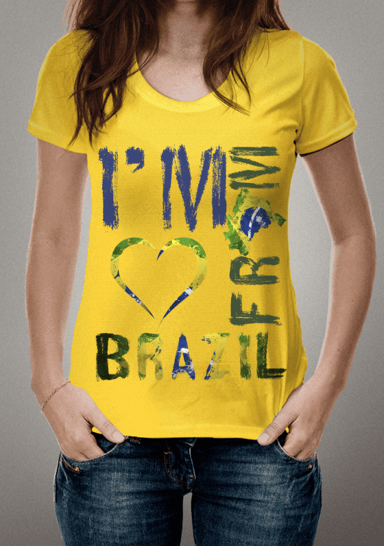 Nome do produto  I'm from Brazil Heart