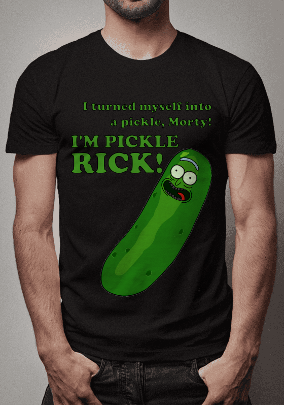 Nome do produto: I\'m Pickle Rick!