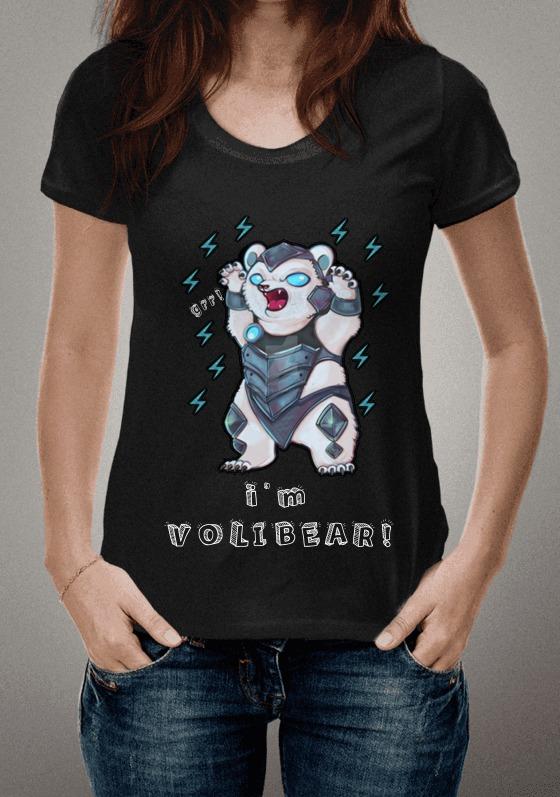 Nome do produto  i'm volibear, grr!!! 