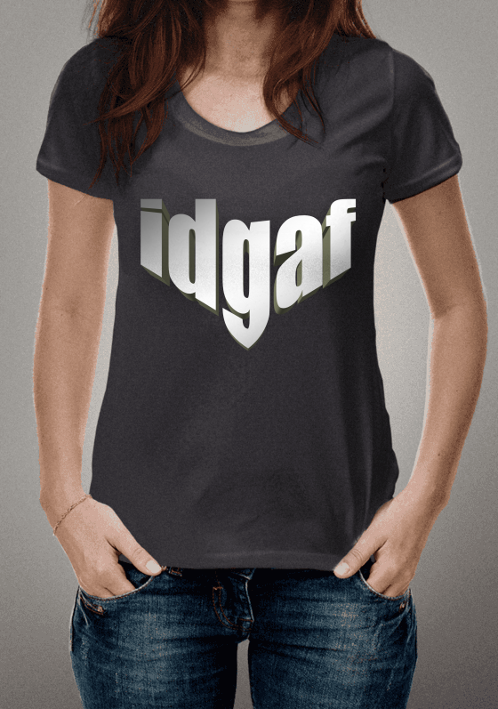 Nome do produto  idgaf