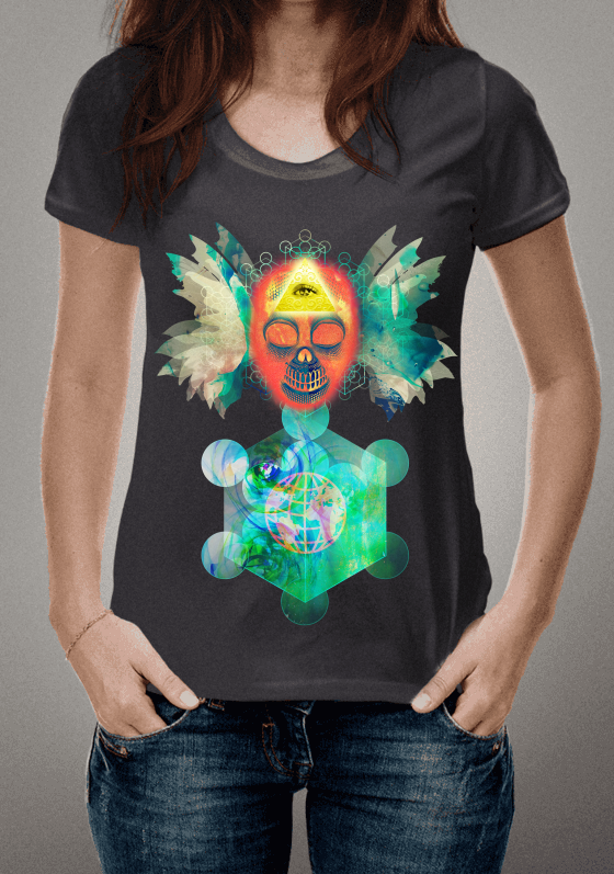 Nome do produto  Illuminati Skull