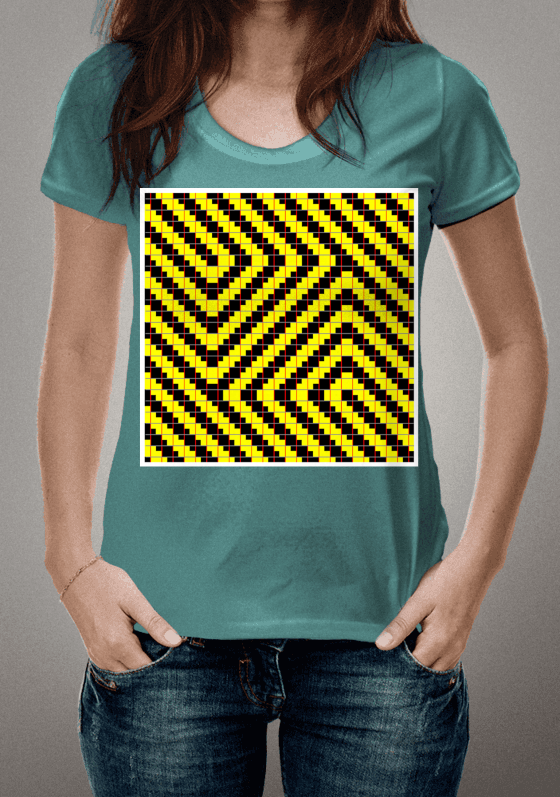 Nome do produto  ILUSIÓN ÓPTICA AMARILLA