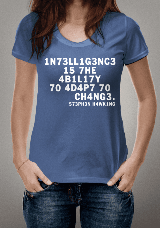 Nome do produto  Inteligência é a Capacidade de se Adaptar à Mudança 