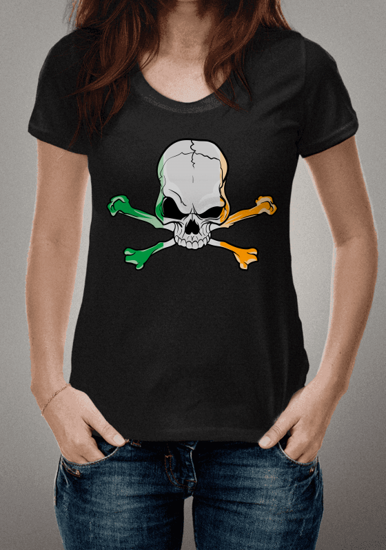 Nome do produto  Irish Skull