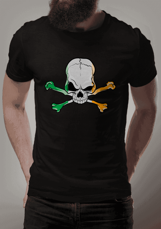 Nome do produto  Irish Skull