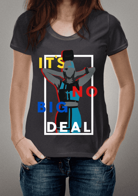 Nome do produto  IT'S NO BIG DEAL [CINZA]