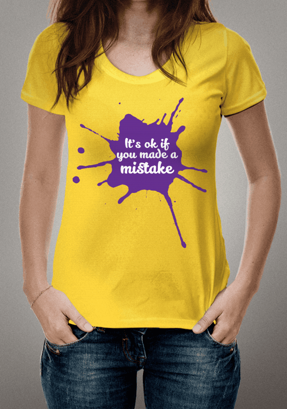 It's ok if you made a mistake