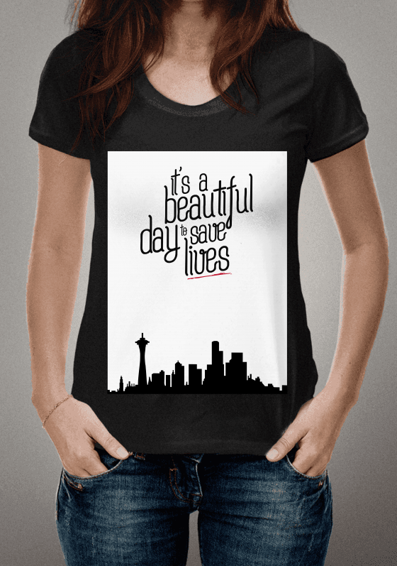 Nome do produto  It´s a beautiful day to save lives.