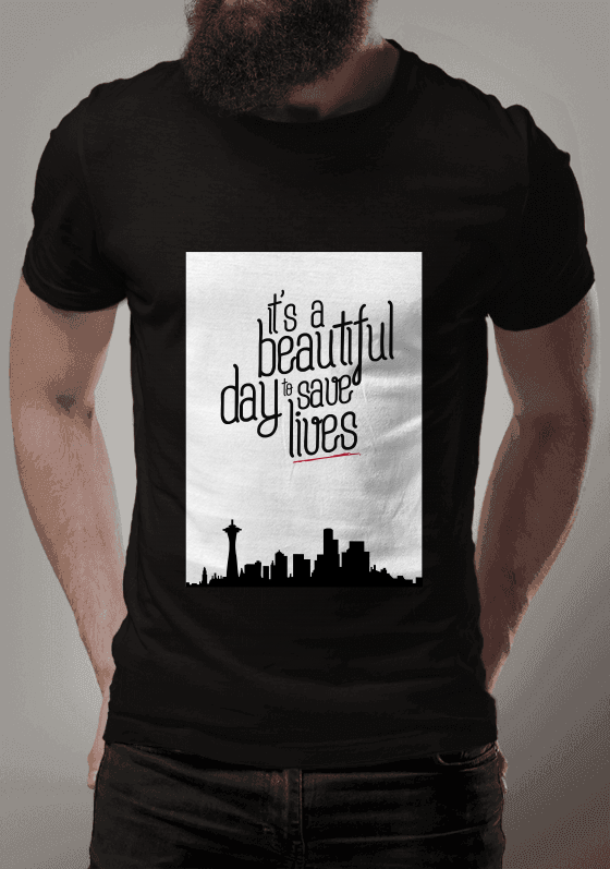 Nome do produto  It´s a beautiful day to save lives.