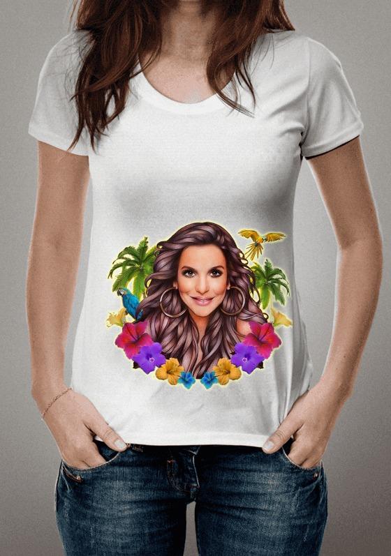 Nome do produto: Ivete Sangalo tema flores!