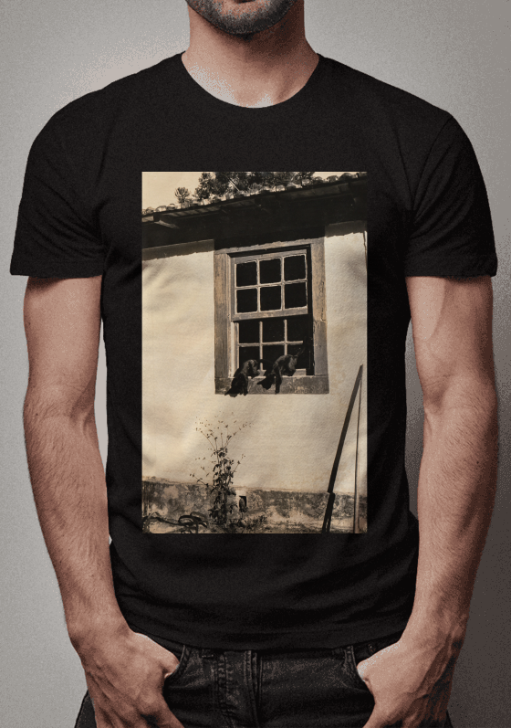 Nome do produto  Janela com gatos