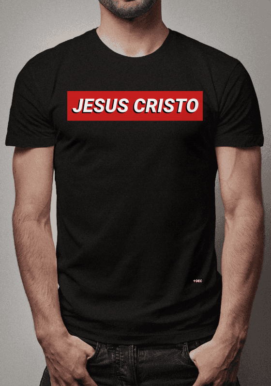 Nome do produto  Jesus Cristo Black - T-Shirt - Masculina - 20190101
