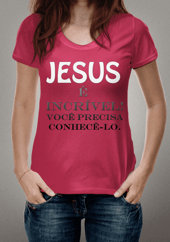 Nome do produto  Jesus é incrível