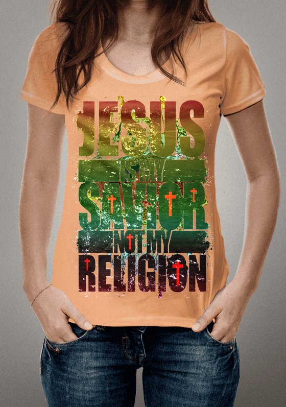 Nome do produto  Jesus is my savior not my religion