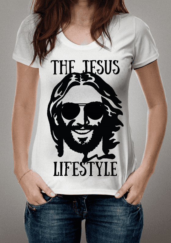 Nome do produto  JESUS LIFESTYLE estampa escura