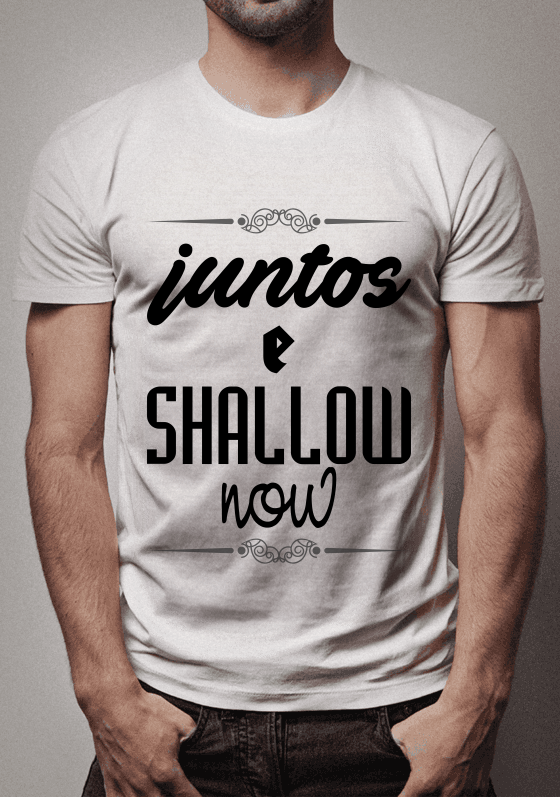 Nome do produto  Juntos e Shallow Now Man