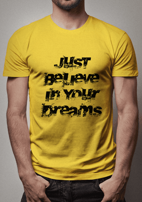 Nome do produto: JUST BELIEVE IN YOUR DREAMS