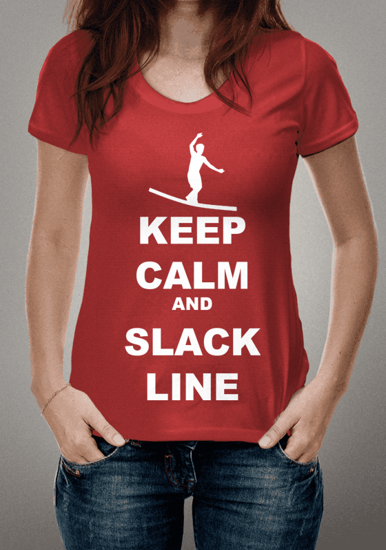 Nome do produto  KEEP CALM AND SLACK LINE - Slackline Brasil