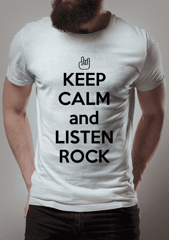 Nome do produto  Keep Calm Rock