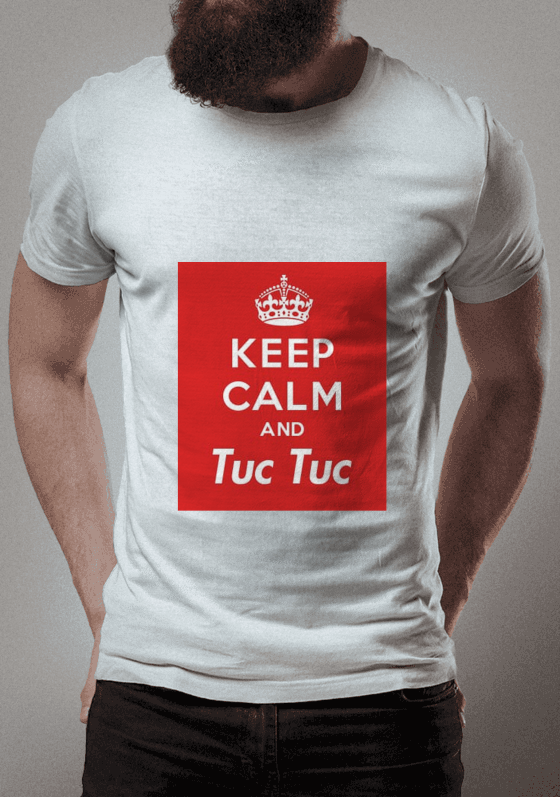 Nome do produto  Keep Calm Tuc Tuc