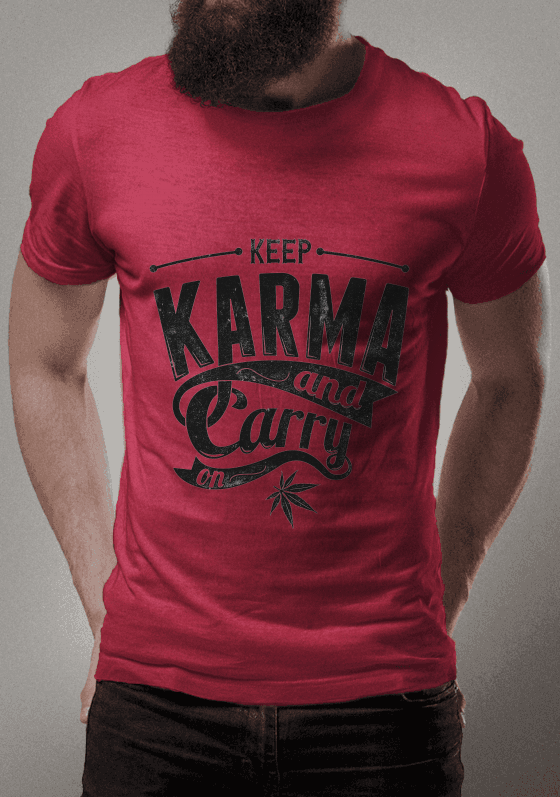Nome do produto: Keep Karma and Carry on