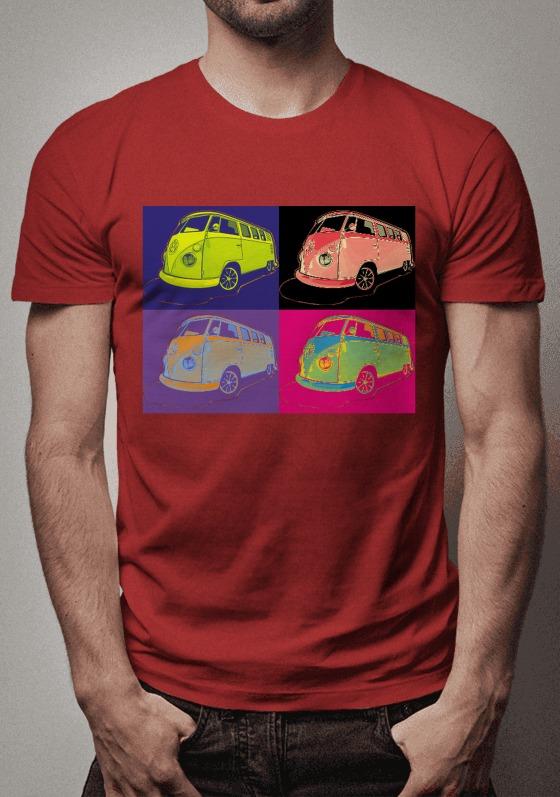 Nome do produto  Kombi art-pop 4 cores