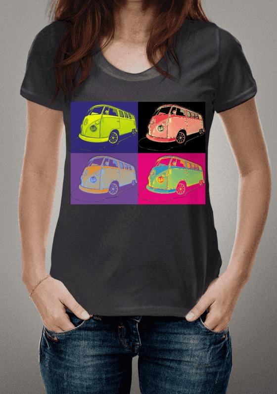 Nome do produto  Kombi art-pop 4 cores