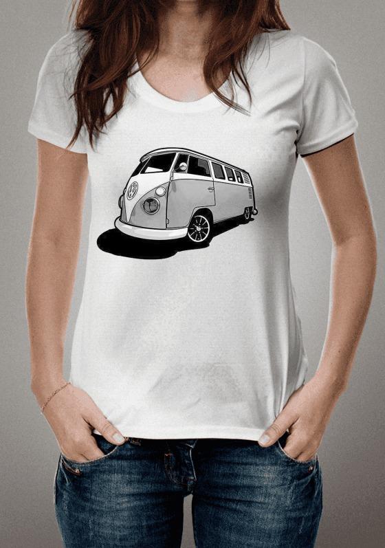 Kombi preto e branco