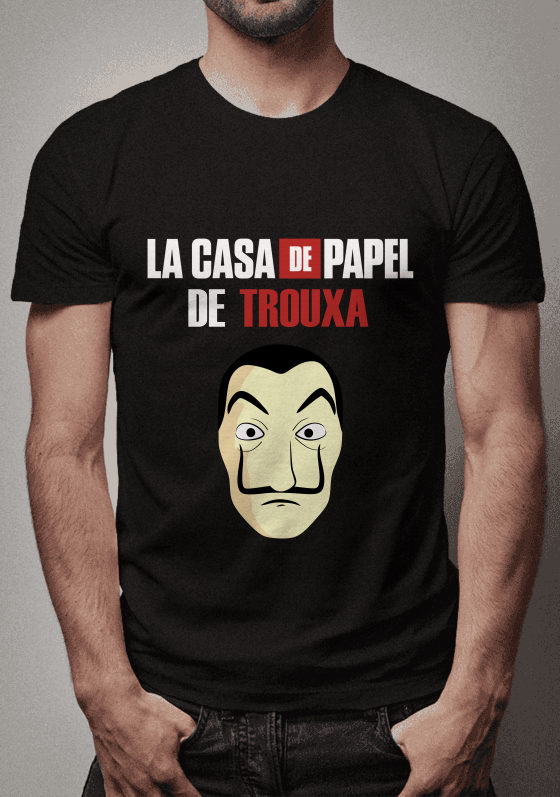 Nome do produto  La Casa de Papel de trouxa.