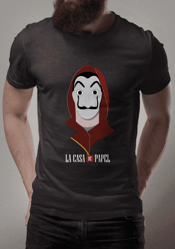 Nome do produto  La casa de papel mask