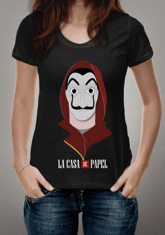 Nome do produto  La casa de papel mask