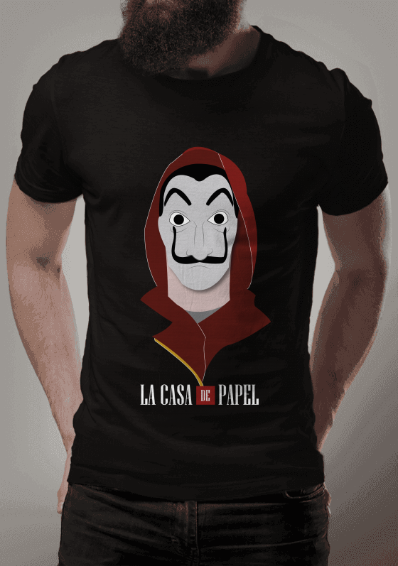 Nome do produto  La casa de papel mask