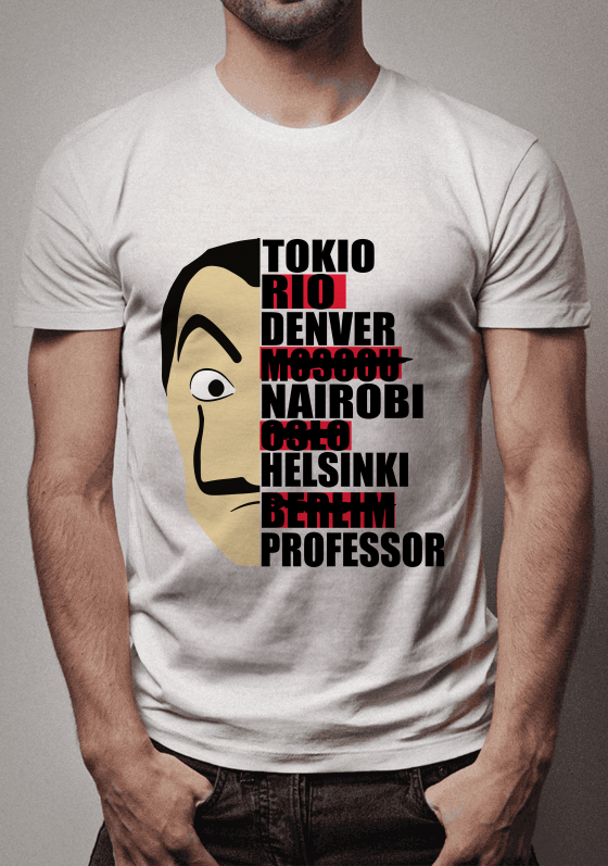 Nome do produto  La casa de papel novidade na loja