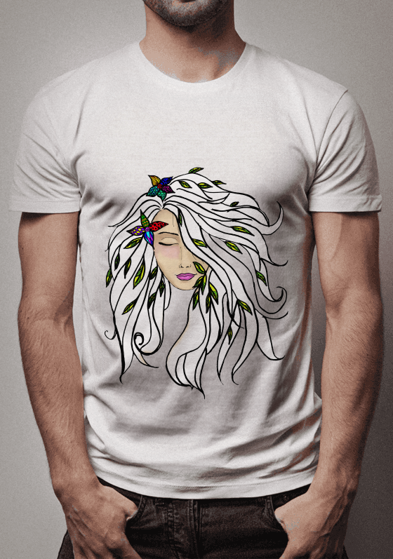 Lady Flowers Simple