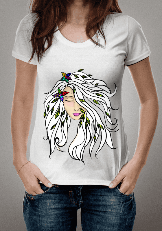 Lady Flowers Simple