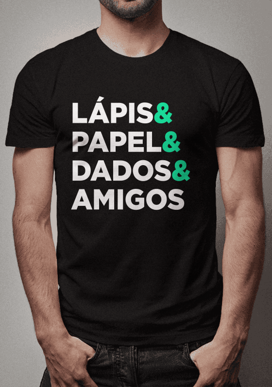 Nome do produto  Lápis, papel, dados & amigo