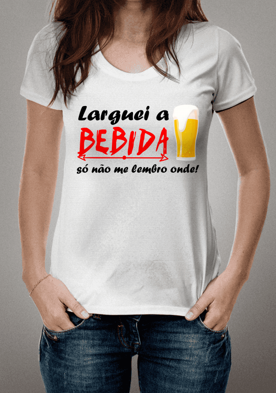 Larguei a bebida só não me lembro onde!