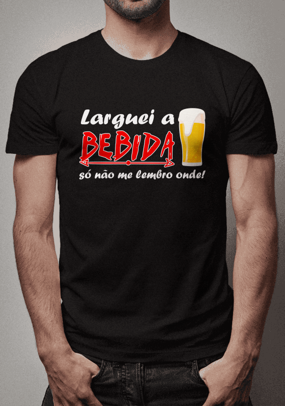 Larguei a bebida só não me lembro onde! Escura