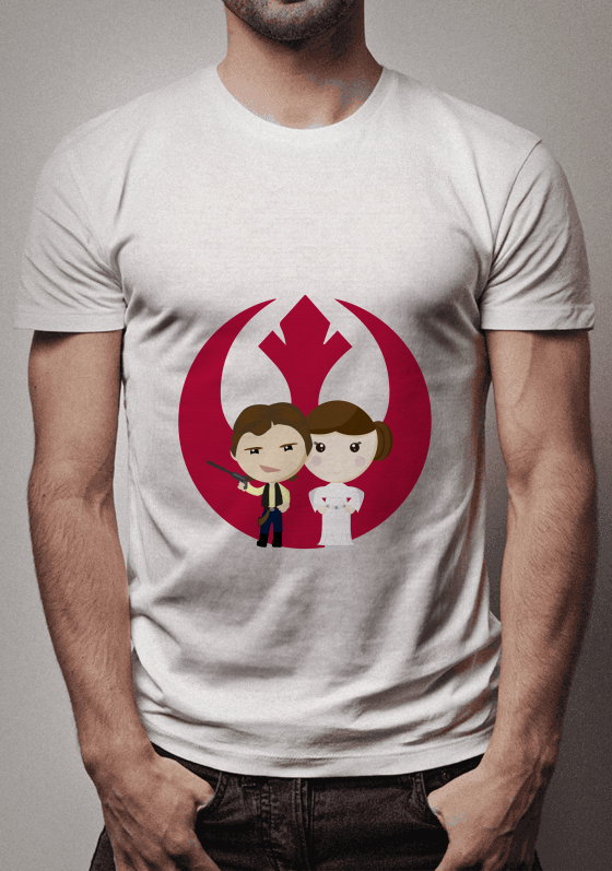 Nome do produto  Lea e Han Solo