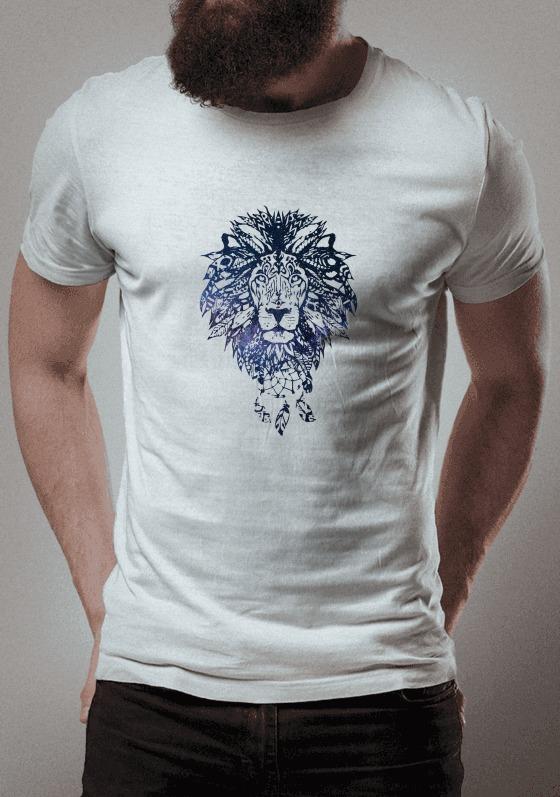 Nome do produto  Leão galáxia azul