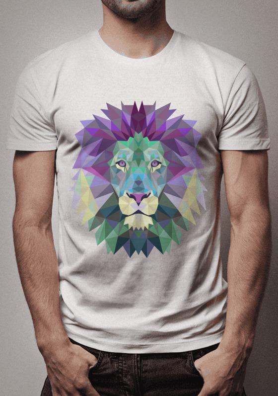 Nome do produto  Leão geométrico