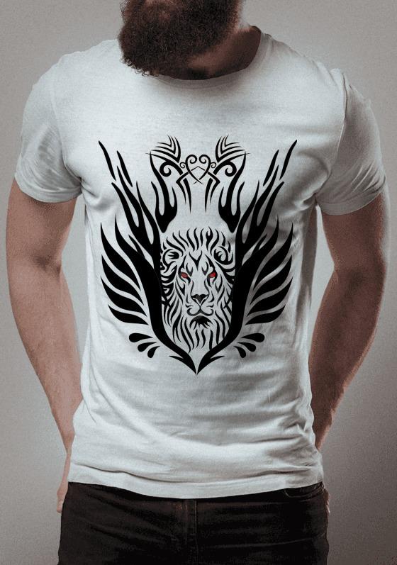 Nome do produto  Leão Tribal -reggae tatuagem 