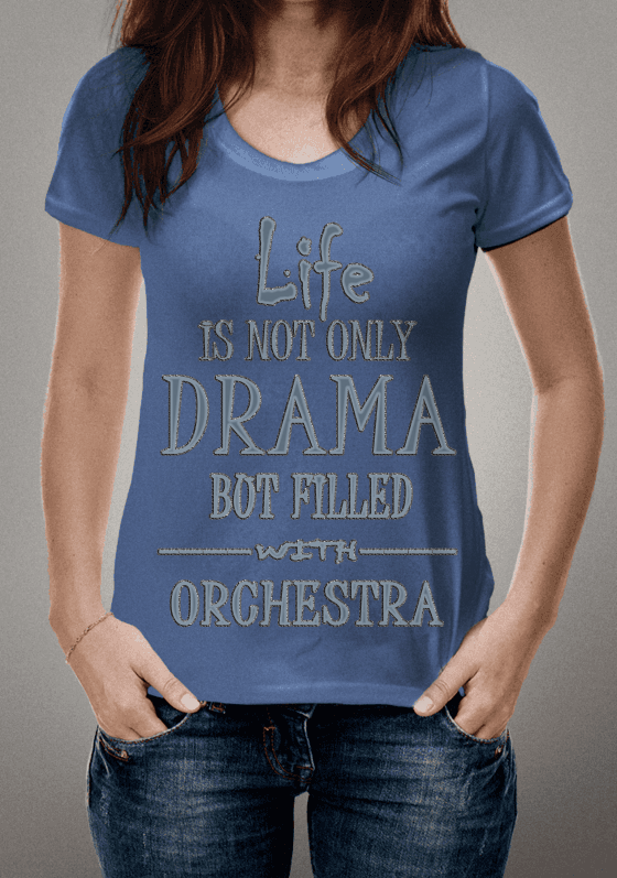 Nome do produto  life is not only drama but filled with orchestra