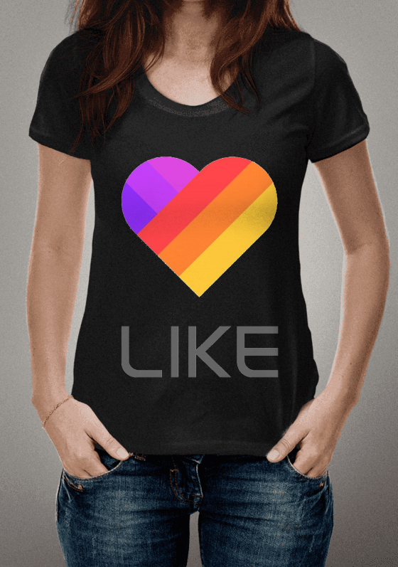 Nome do produto  Like - Aplicativo Android